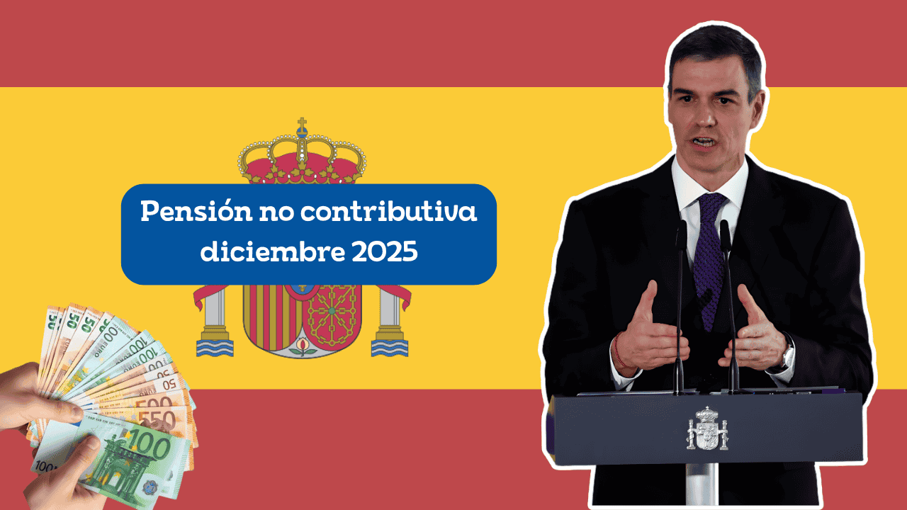 Pensión no contributiva diciembre 2025: requisitos, importe actualizado y día exacto de cobro