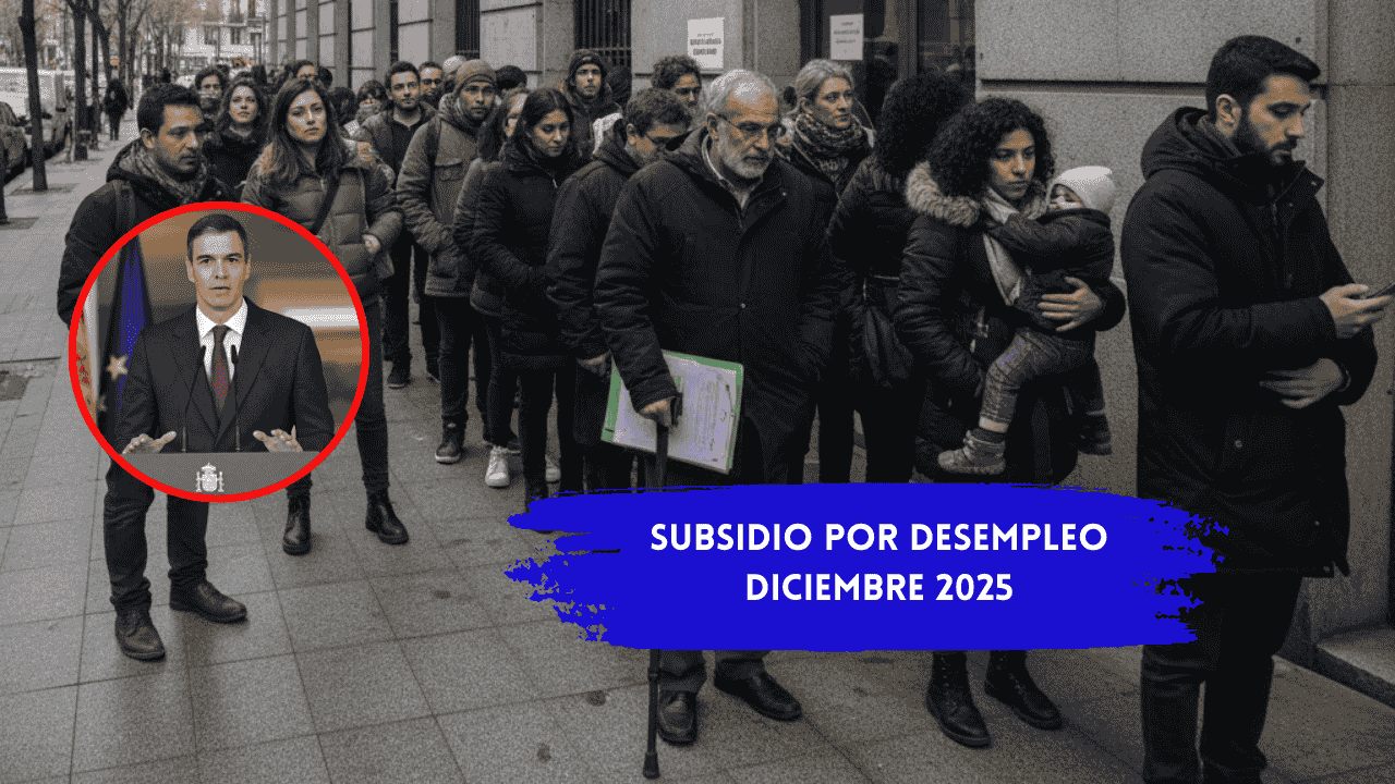 Subsidio por desempleo en diciembre 2025: ayudas disponibles, quién puede solicitarlas y fecha exacta de cobro